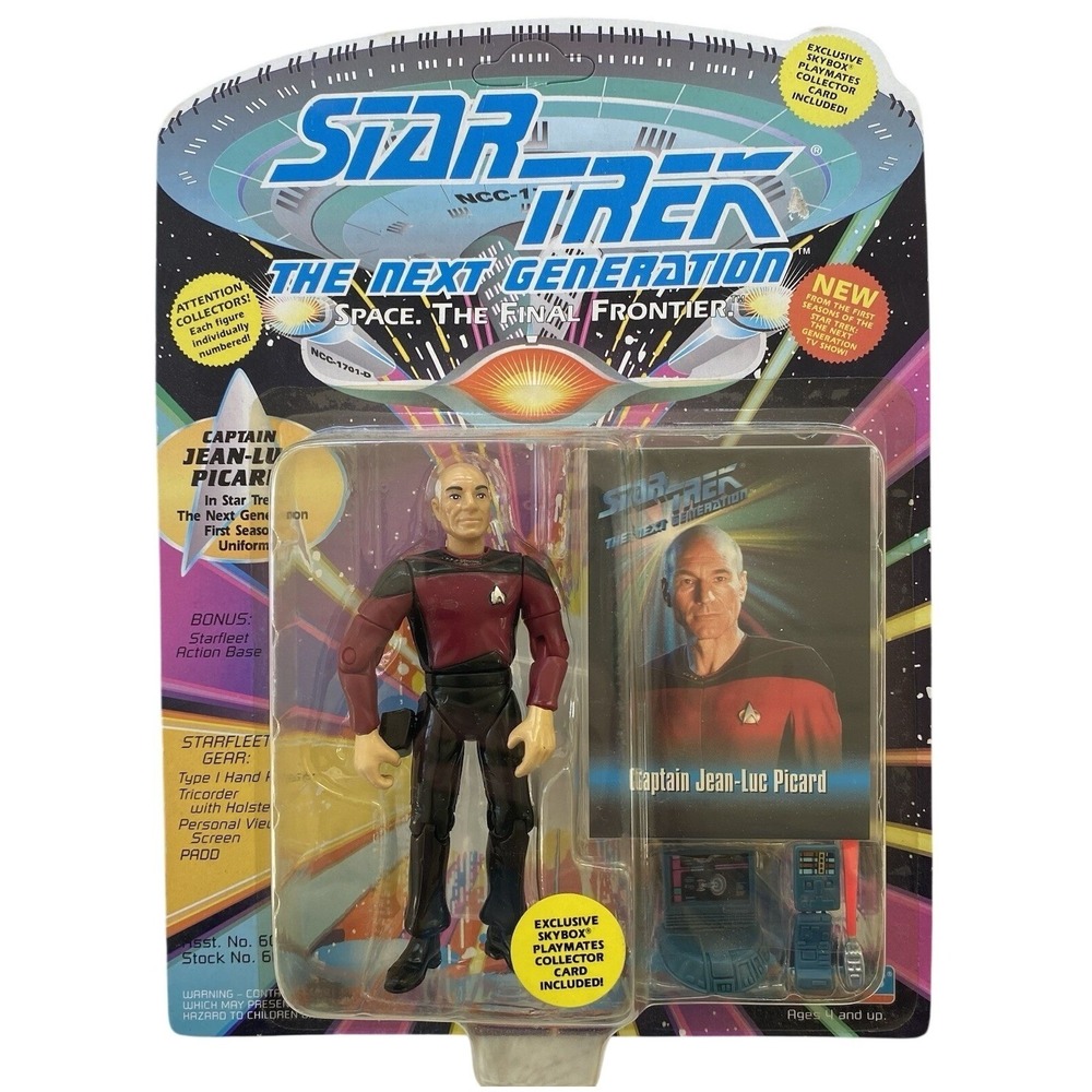 Star Trek The Next Generation Action Figure 1993 Captain Jean-Luc Picard #6071
